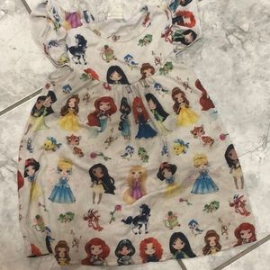 Disney princess cotton/spandex dress